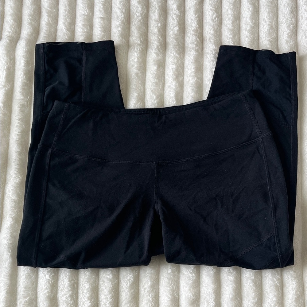 Athleta Cropped Black Leggings